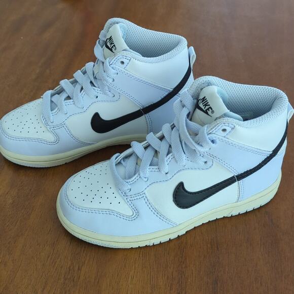 The Nike Dunk High Aluminum ‘Midnight Navy kids 11C - Picture 4 of 7